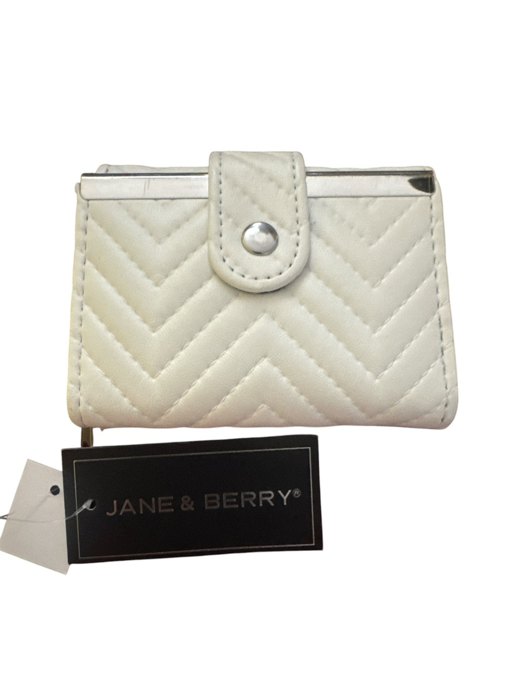 Jane & Berry Cream Quilted Women's Wallet